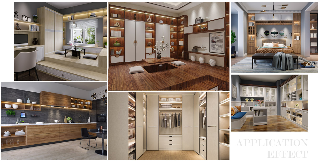 吉祥雁生態板家具效果圖