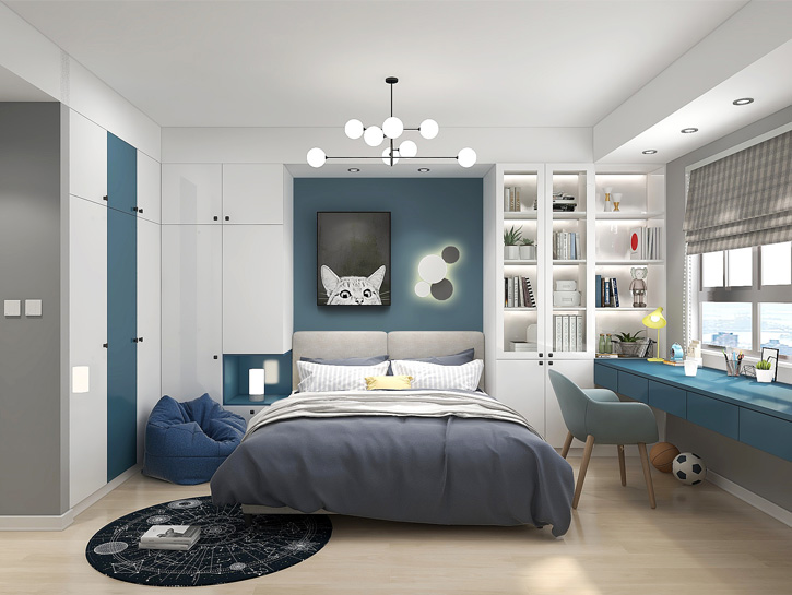 雪山白生態板-板材全屋定制案例